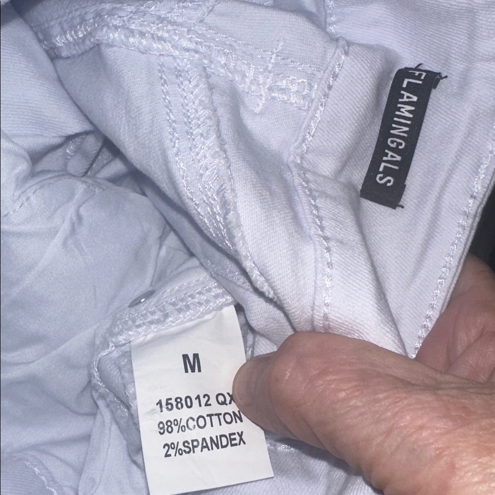 Flamingals White Denim Jeans - Picture 7 of 8